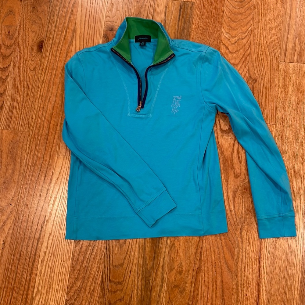 Faconnable Long sleeved shirt with zipper pull